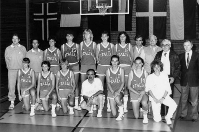 La Nazionale Italiana femminile del 1986